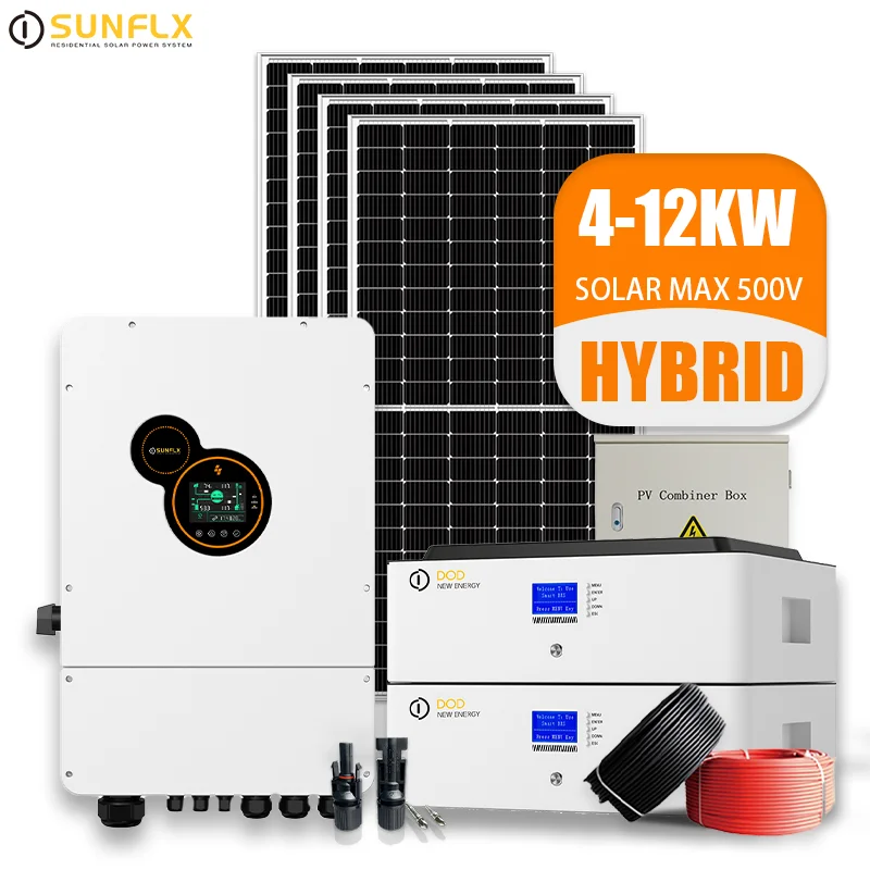 hybrid pv thermal solar systems24kw hybrid solar system all-in-one hybrid solar energy system 3 phase