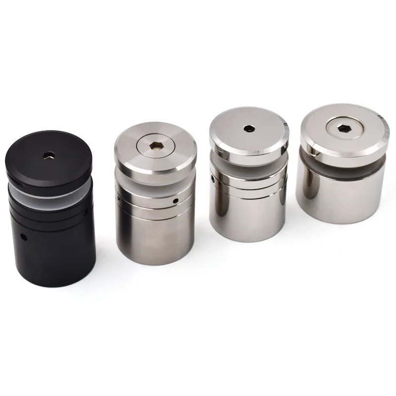 HL Balustrade Fittings Glass Black Clamp Stainless Steel Railing Accessories Adjustable Outdoor Glass Railings Glass Standoff