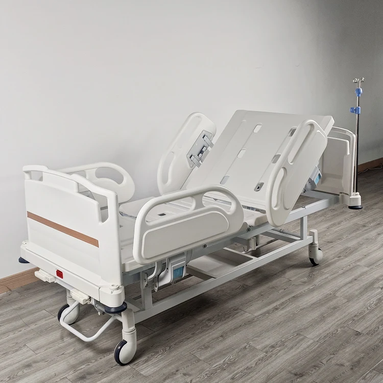 Factory Direct Medical Manual Bed Two Crank Bed Multi Functions Clinic Patient Care Bed