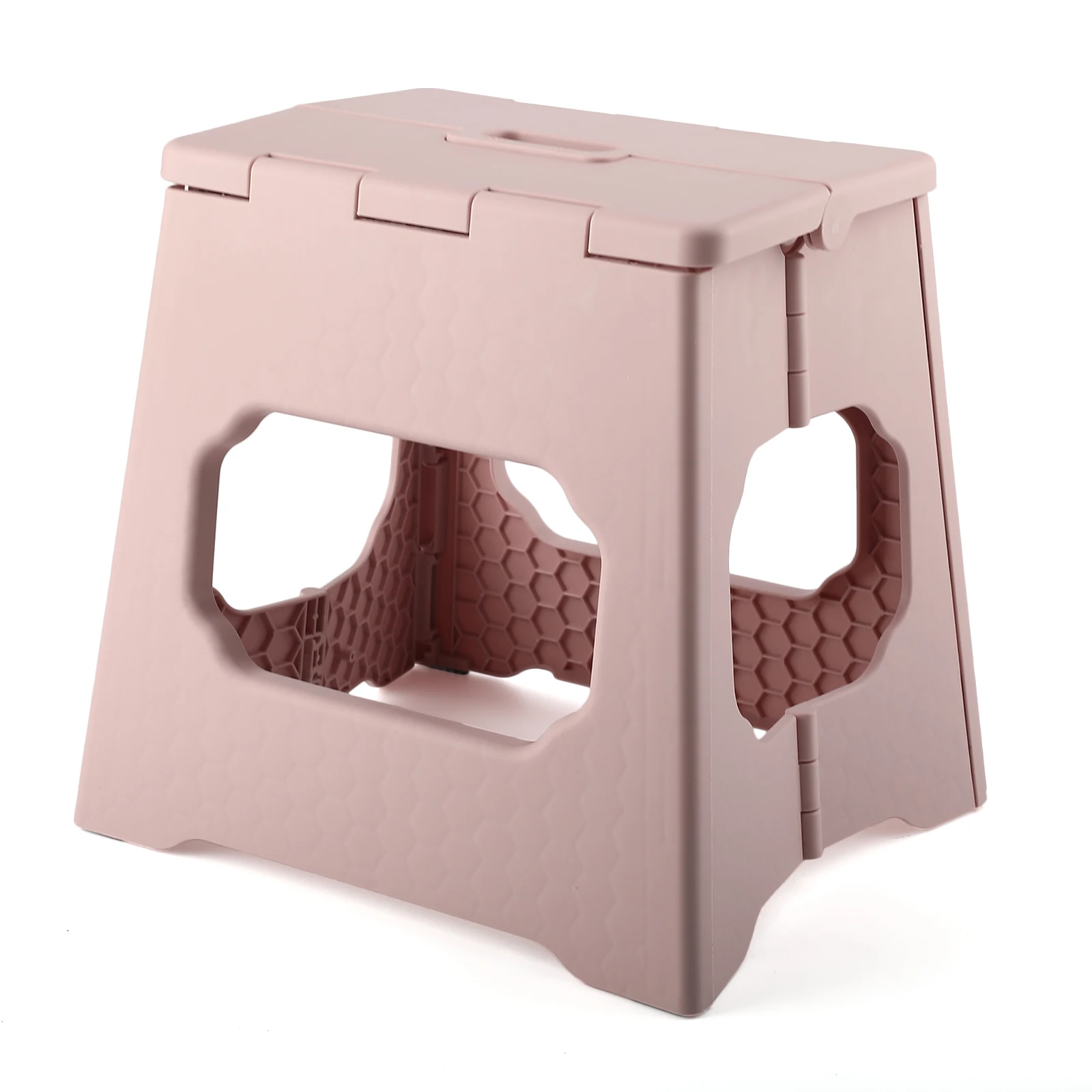 Portable Outdoor Folding Stool Camping Fishing Chair High Load-bearing Reinforced PP Plastic Triangle Stool with lock