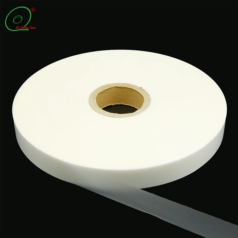 Shanghai Qichang PE/PET liner protect permanent bag sealing tape adhesive on envelopes