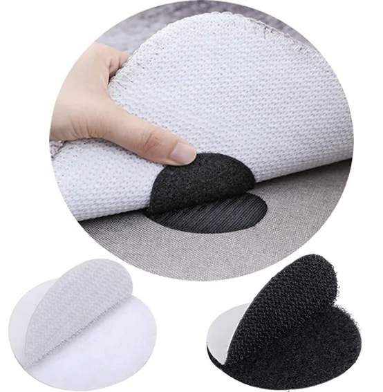 10 Pack Non Slip Interlocking Adhesive Sticky Hook Loop Carpet Sheet Rug Stopper Fastener Gripper