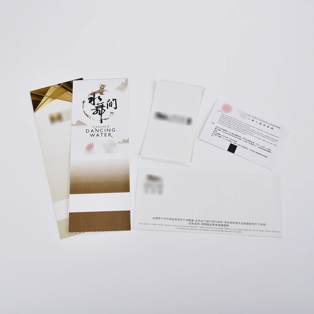 Pantone Colour Thermal Paper Best Quality Waterproof Roll Event Ticket For Hotel
