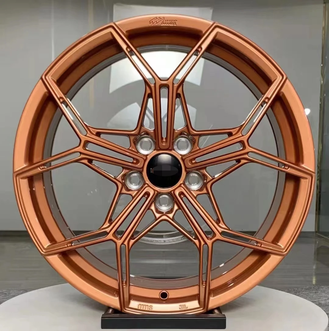 mono block High quality  factory made R 16 - 24 inch  staggered  bronze color for  for Audi Benz  and Nissan car