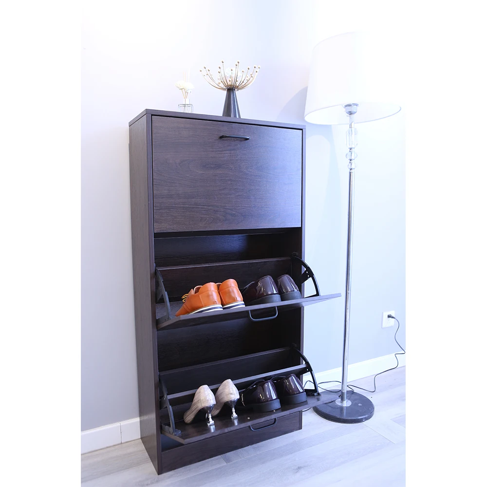 Living room furniture shoes cabinet rack storage cabinet for shoes rotating shoe cabinet wooden design