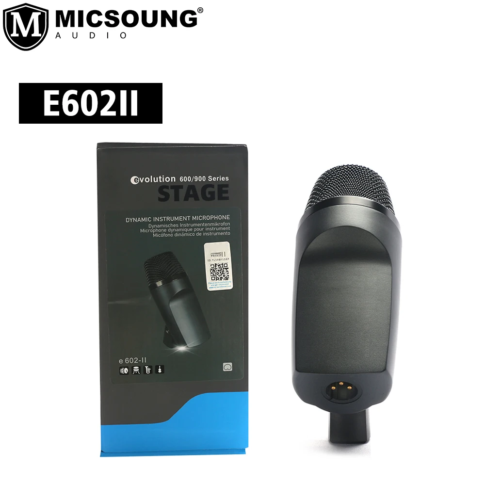 e602-II Bass Drum Guitar Cabs Tubas Microphone Dynamic Coil High Performance Microphone Instrument Microphone