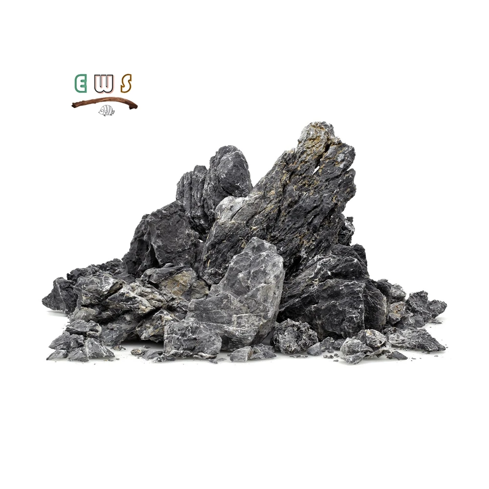 Natural Acid Wash Decorative Blue Dragon Rocks Tumbled Seiryu Stones Reptile Terrarium Decoration