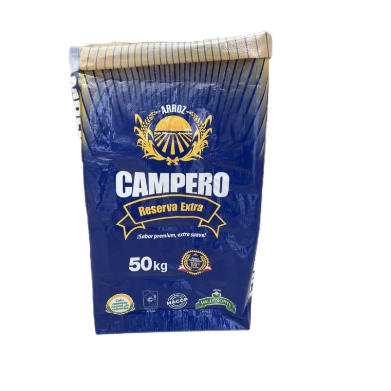 50kg Pp Woven Rice Bag Peru Rice Bag Pp Woven Construction Trash Bag