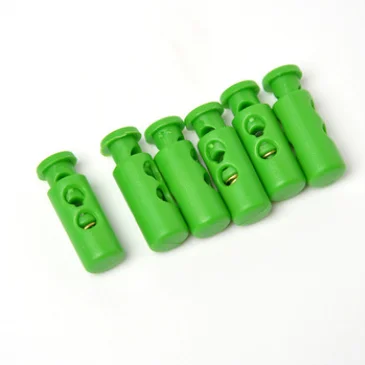 Colorful plastic cord end spring stopper drawstring cord stopper for garment accessories