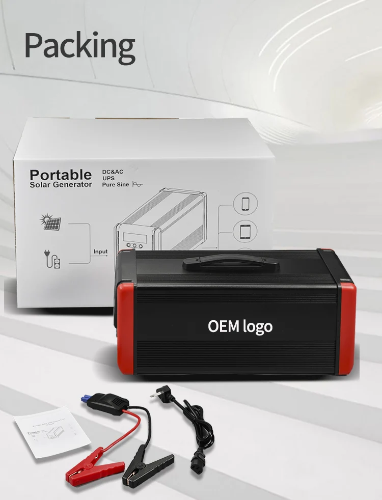 Rechargeable battey Lifepo4 solar energy Power station 1000w generator