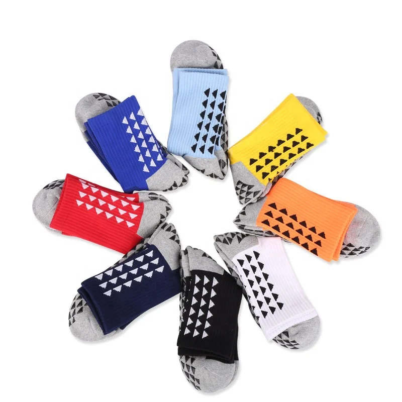 Manufacturers Bamboo Cotton Nylon Sport Grip Non Slip Anti-slip Football Soccer Socks