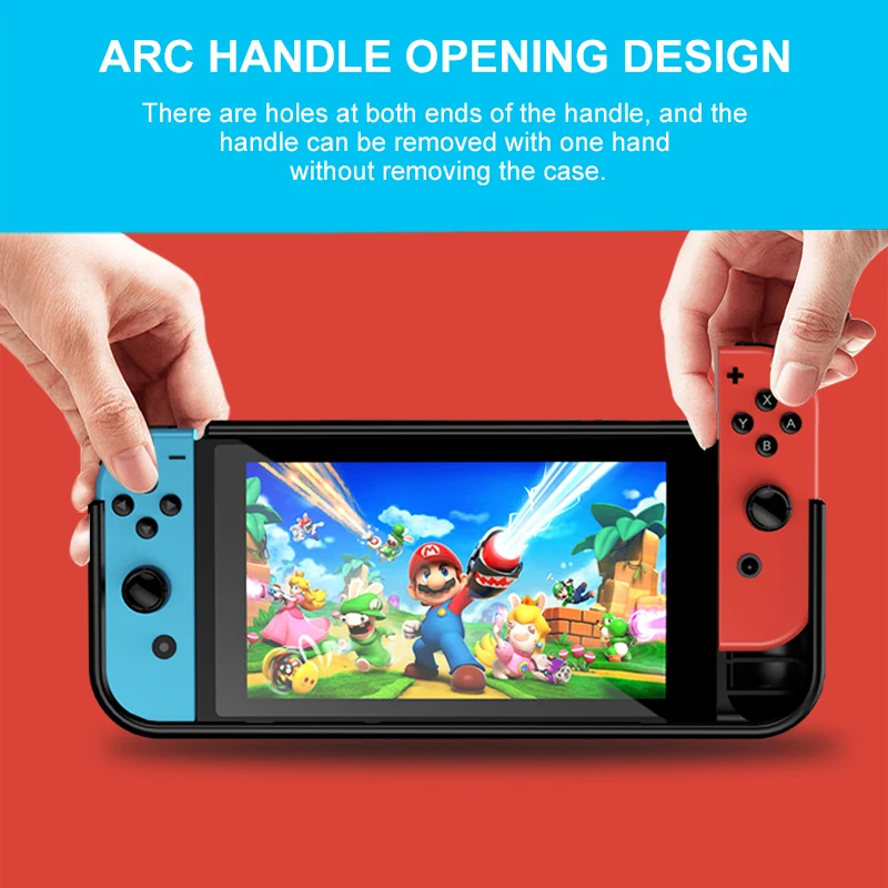 Video Game Console Protection Soft Silicone Case for Switch Custom TPU Simple Drop-resistant Protective Case