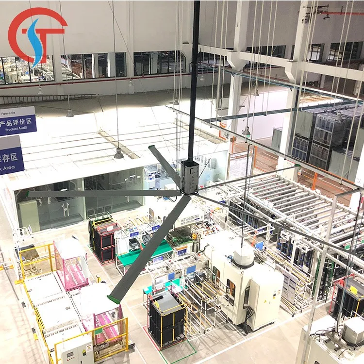 Энергоэффективный Большой Ветровой гигант HVLS, большой вентилятор 10 футов