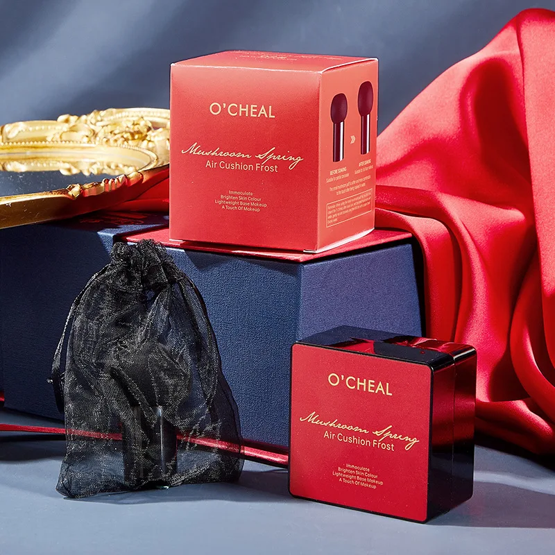 OEM Mushroom Head BB Cream Foundation Cream for Face Makeup Concealer Air Cushion for Face Base with Whitening Air Cushion