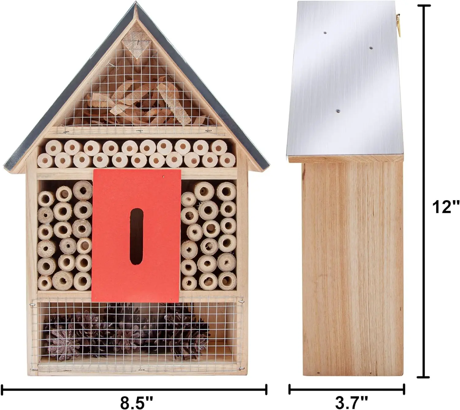 Hot Sale Interactive Wooden Bee House apiculture Bee Boxes Bee Hives Flow Hive Beekeeping Equipment Hanging Wooden Insect Hotel