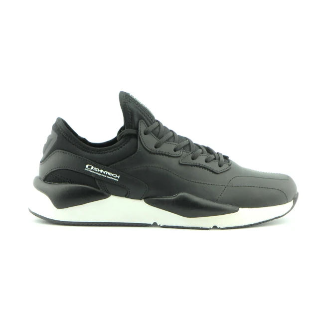 Men fashion sneakers leather genuine running shoe