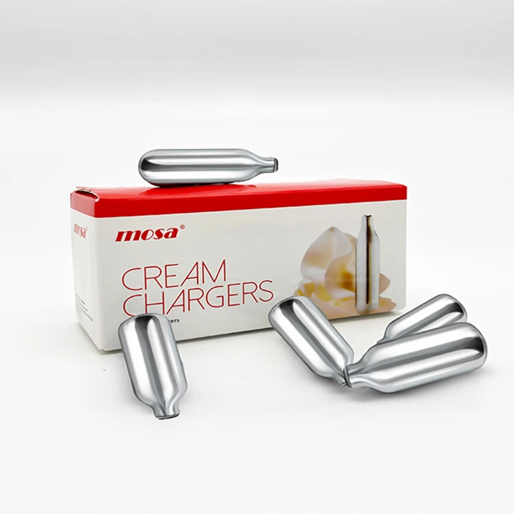 Stainless Steel 99.999% Purity 8g N20 Cream Chargers Food Grade Nitrous Oxide Safe Dessert Tool