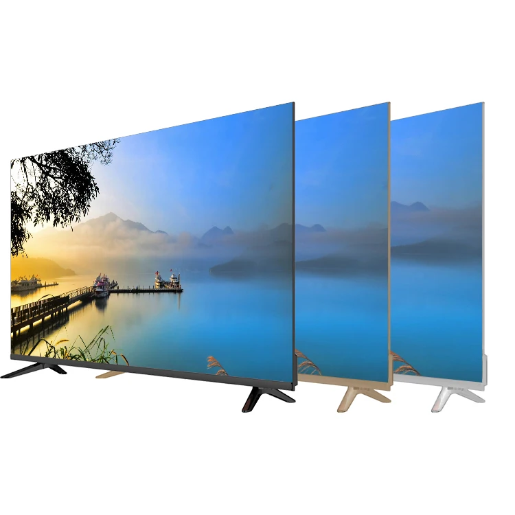factory oem digital tv smart 32 inch Android 14 frameless hd 2k smart tv with wall mount