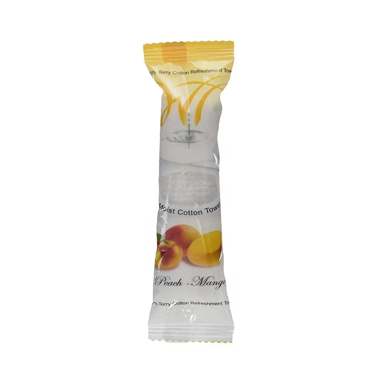 
Eco-friendly Individual Packed Oshibori Rolled Refreshing Wet Towels 