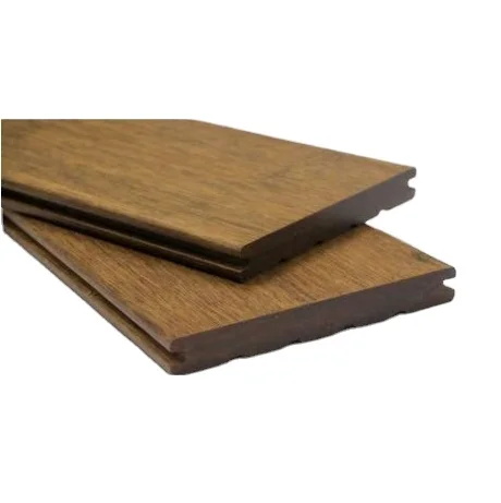 Outdoor solid bamboo wall cladding Fluted patterned wall panels Bamboo wood wall panel