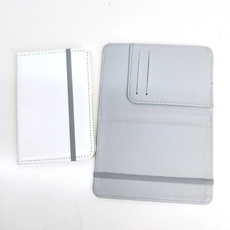 Custom logo Leather Sublimation passport cover blank PU passport holder