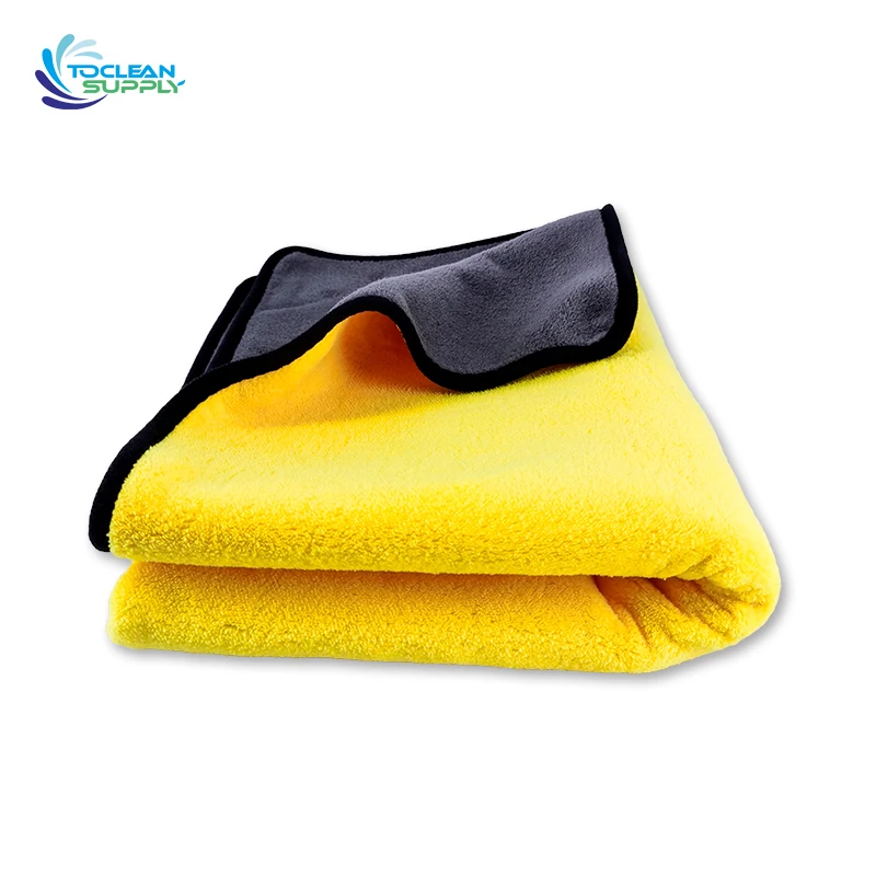 micro fiber wash detailing product korea microfiber dry car care cleaning cloth 800gsm microfibre coral fleece towels for cars