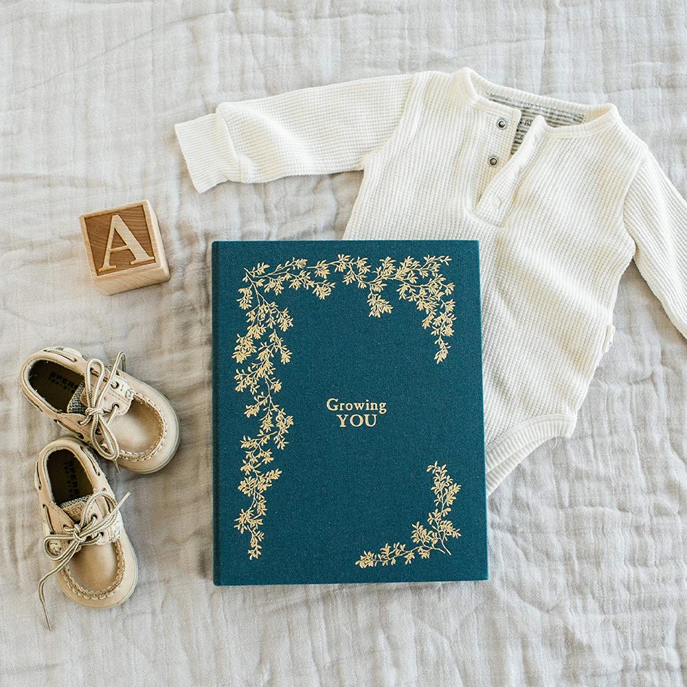 
Keepsake Pregnancy Journal and Memory Book for Mom and Baby Hardcover 