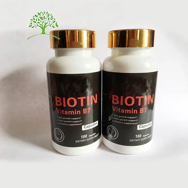 Quality Vitamins Biotin B7 Hair Growth Supplement Capsules Pills