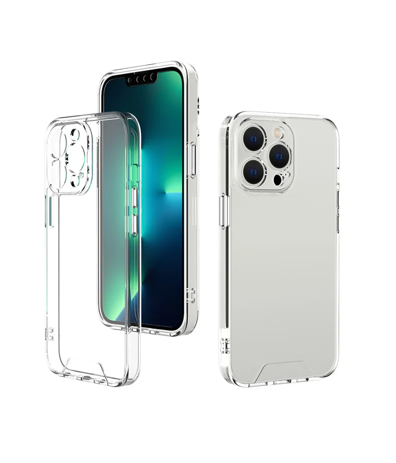 Not Yellowed Imported TPU Clear Ultra Slim Soft Phone Case For Iphone13 13 pro 13promax Transparent Back Cover