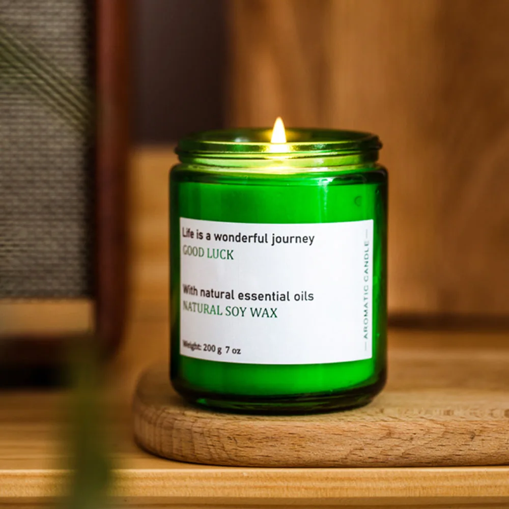 Personalized Scented Candles Luxury Packaging Candle With Essential Oil Candle