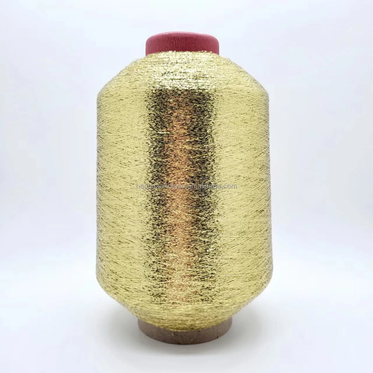 Производство золотой металлической пряжи для вязания типа