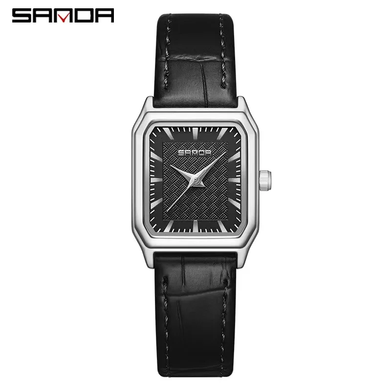 Sanda 1121 High Quality Fashion Wholesale Chronograph Woman Wristwatch For Luxury Multi Color Alloy Lady Japan Quartz Watches