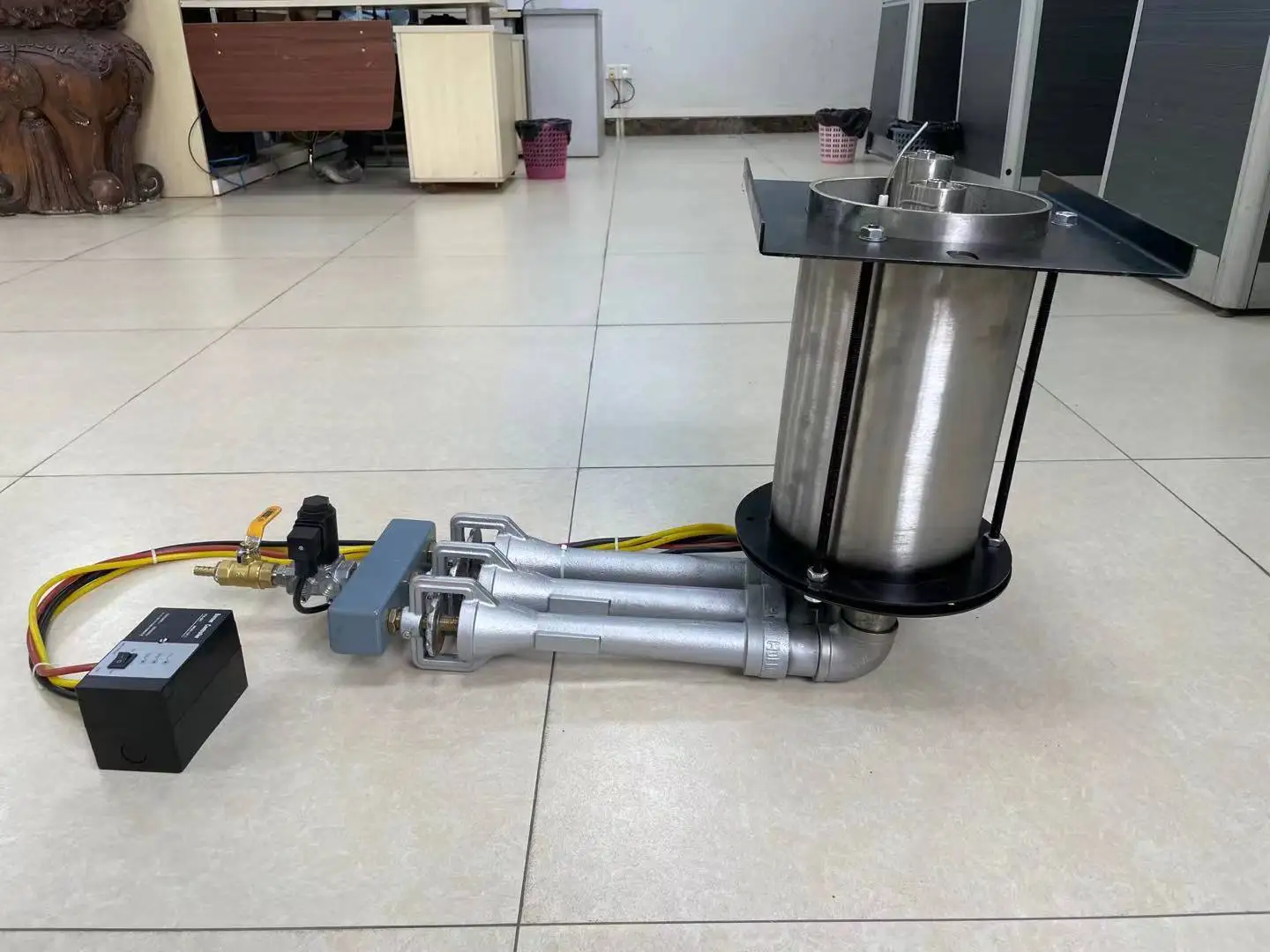 automatic pizza bakery oven diameter 110cm-140cm NPG and LPG gas burner industrial