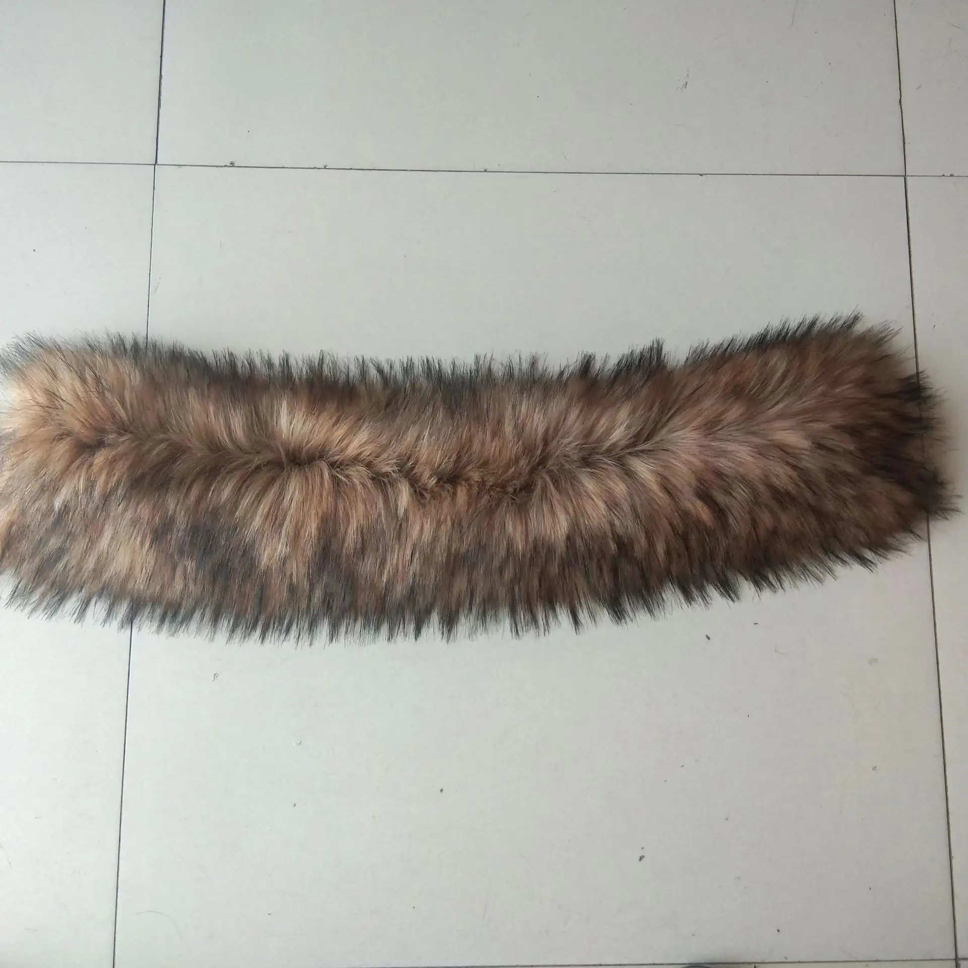 Manufacturers direct selling high quality artificial raccoon fur collar high imitation clothing fur collar imitation fox hair st