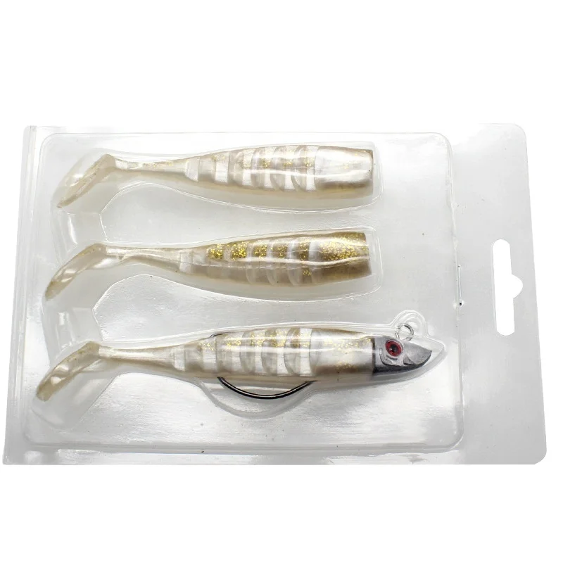 New Arrival Fishing Lures Bait 130mm 5.1in 26g Artificial Tackle Soft Lead Fish Soft Bait Iscas Pesca