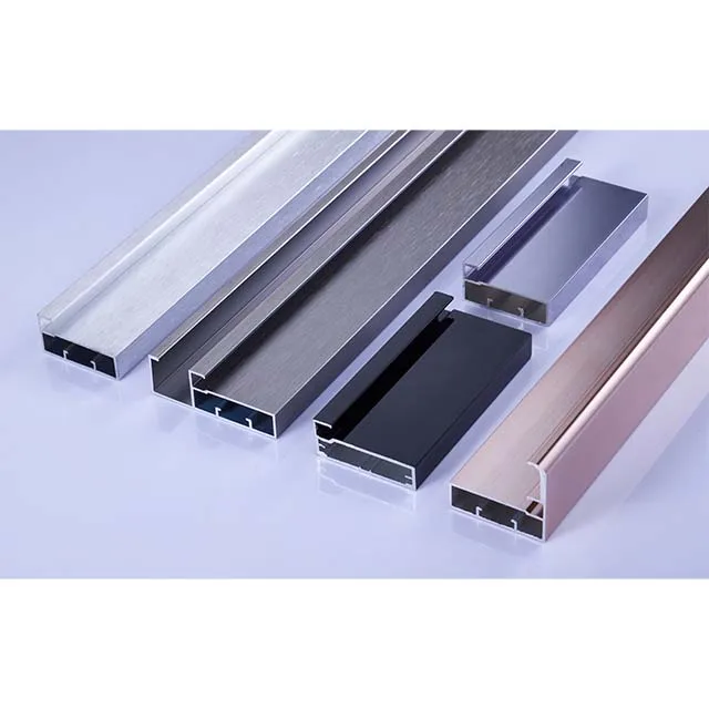 High Quality Customized Strong Kitchen Cabinet Aluminum Frame Profile Aluminum Profiles Slider
