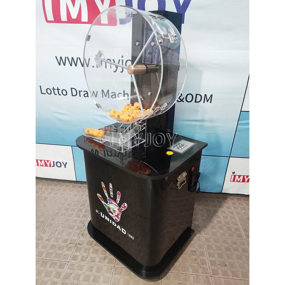 Lucky lotto ping pong ball sweepstakes online lottery accesorys drawing glcks lotterie machine 300 balls