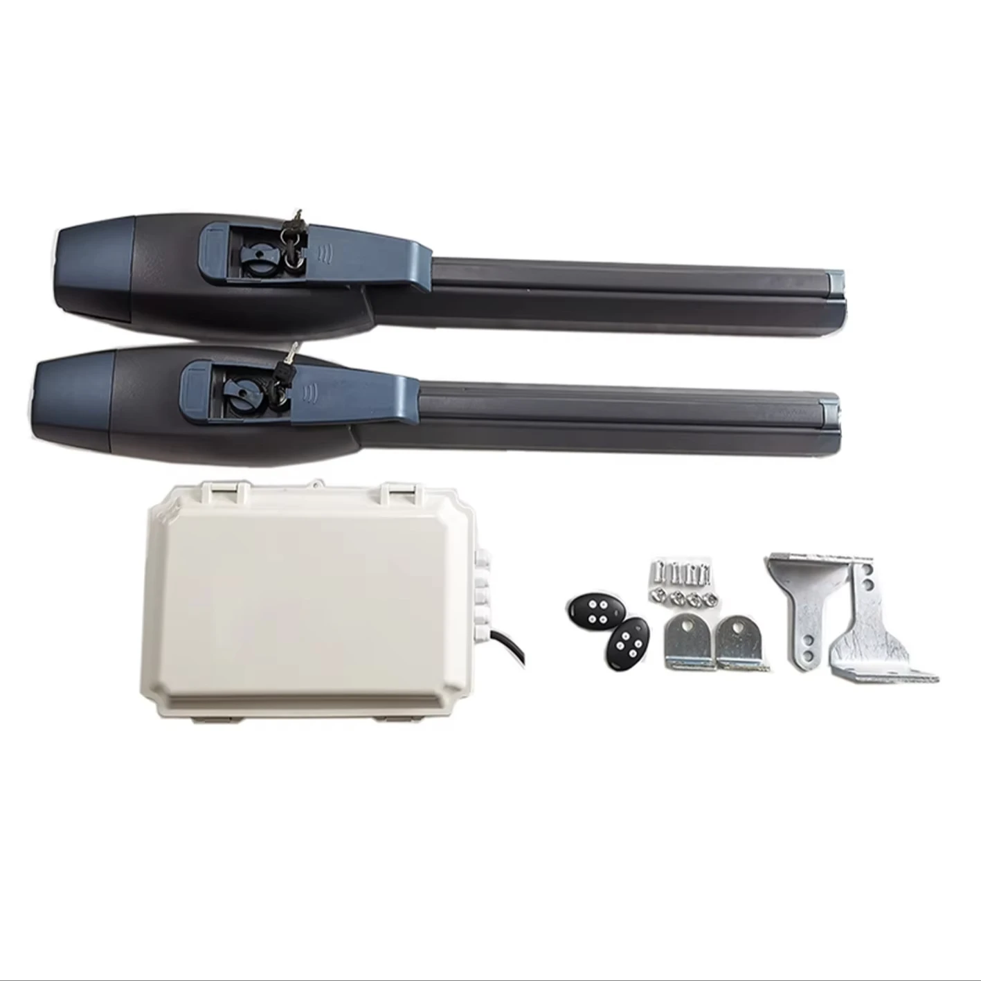 2024 High Quality 12V/24V Swing Light Dual Gate Opener Automatic Operators 300kg Villas 12VDC