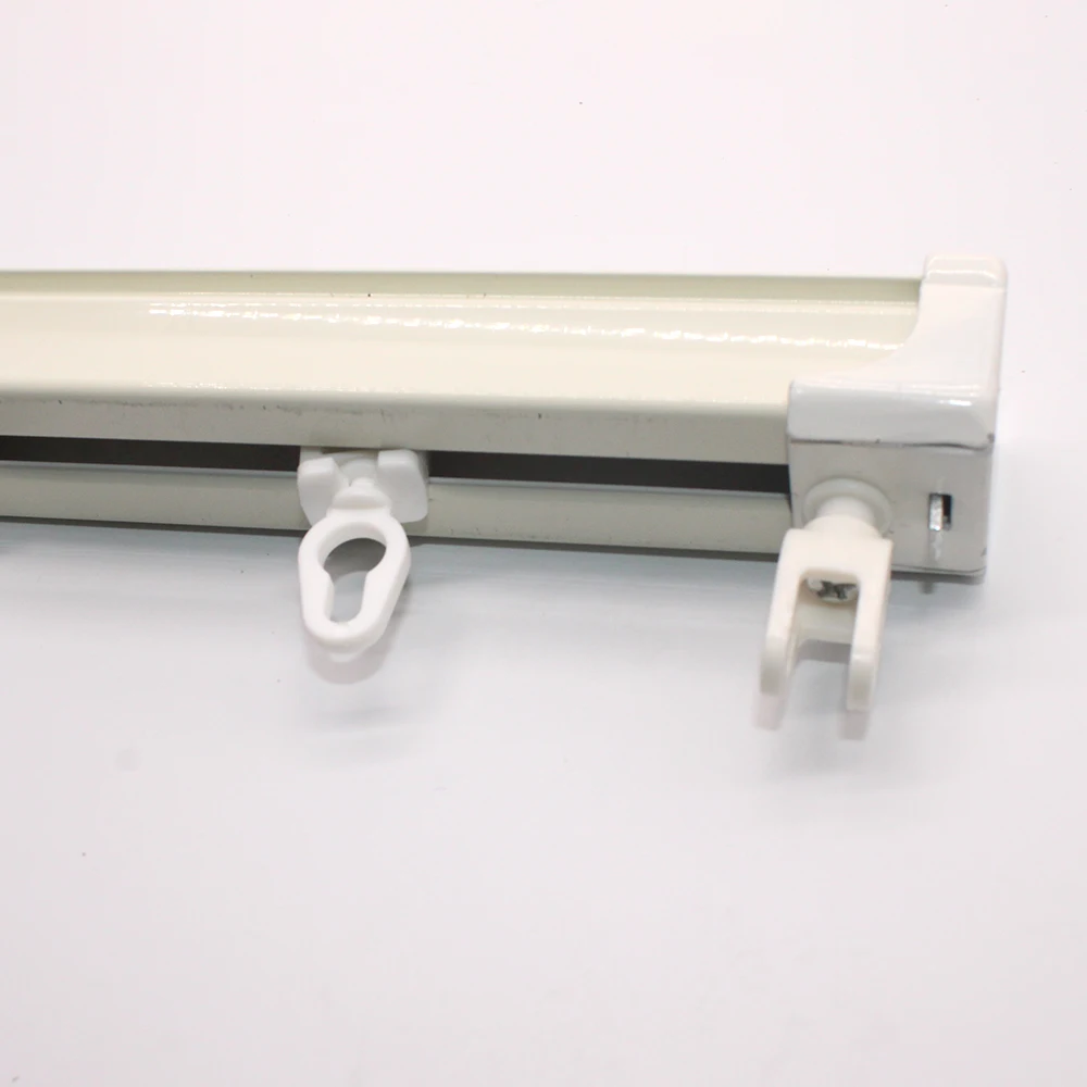 Manufacture Home Aluminum Curtain Track Rail Ceiling Curtain Track With Hook