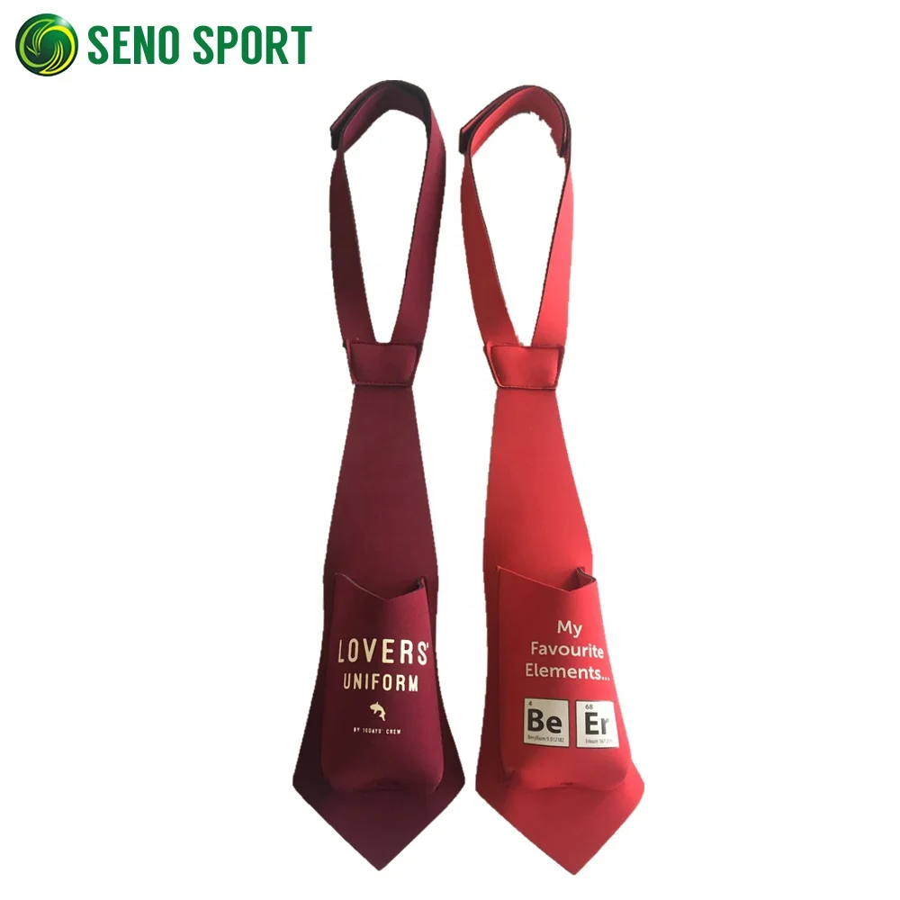 Hands Free Neoprene Beverage Beer Holder With Neck strap