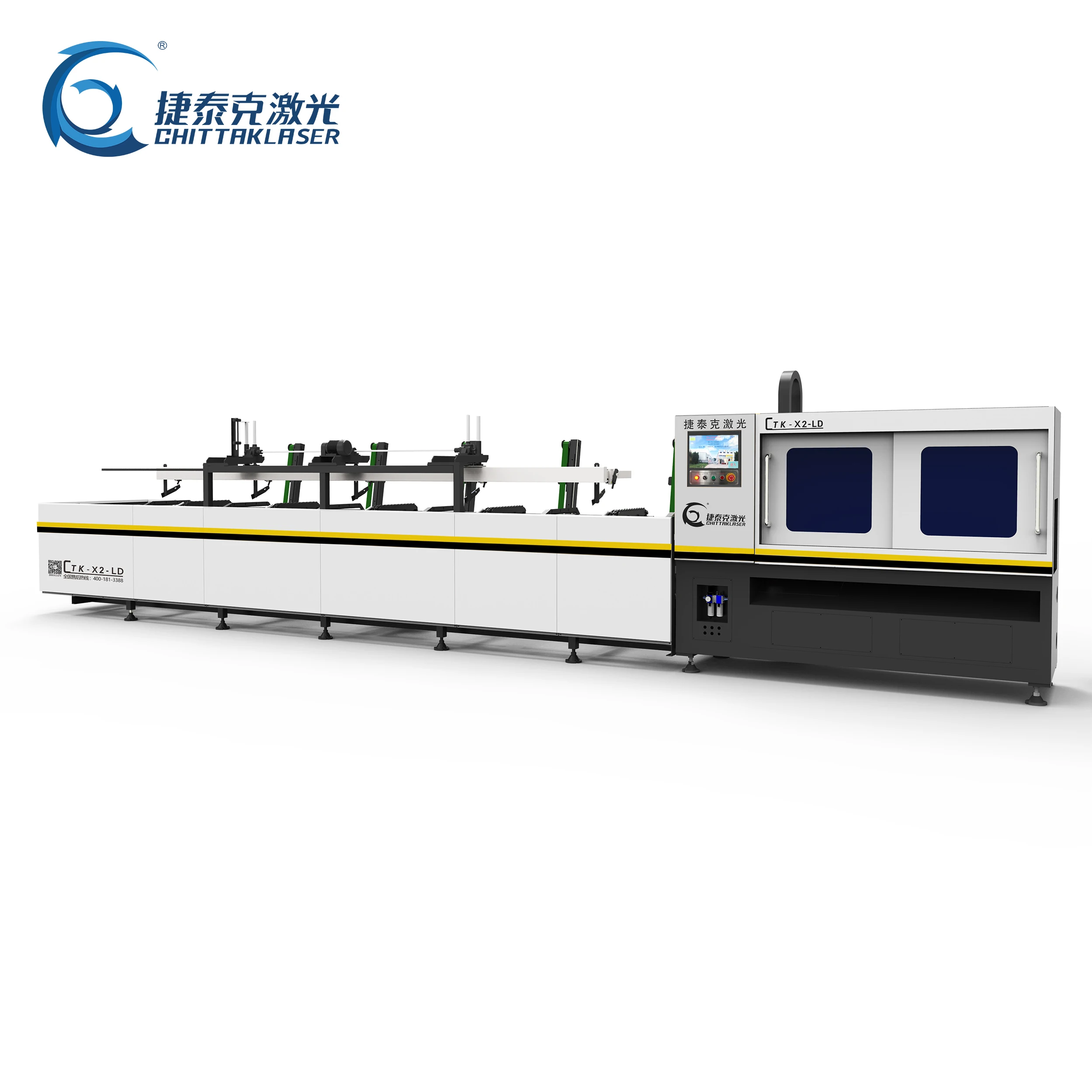 2022 X2 Round tube high-speed cutting laser tube cutting machine