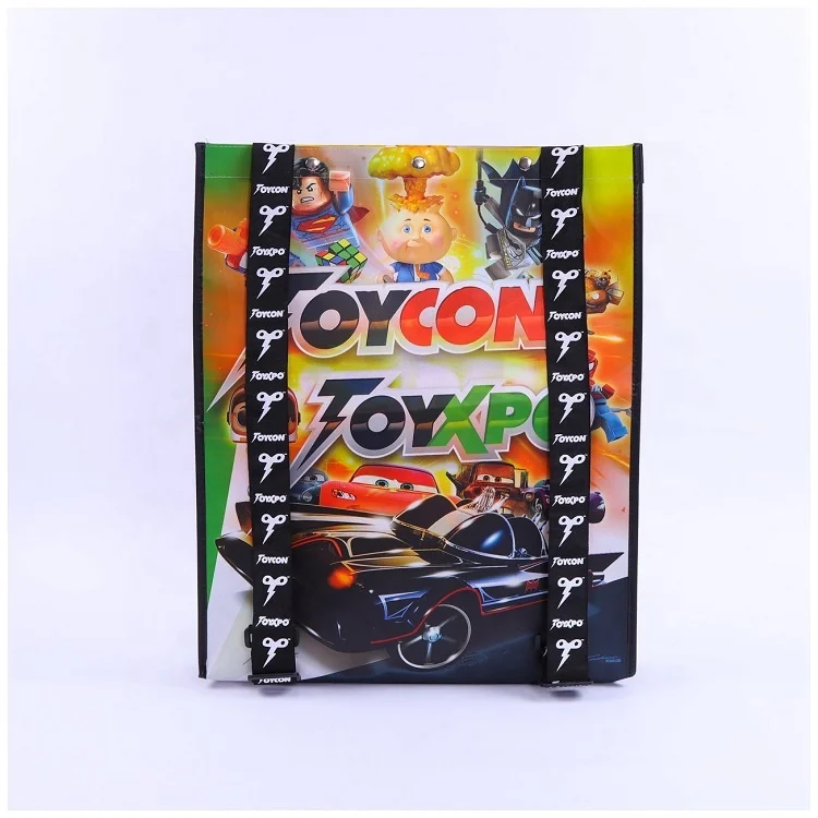 Sedex Factory lead free tote transfer signature swag Messenger Backpack comic-con book non woven backpack bag