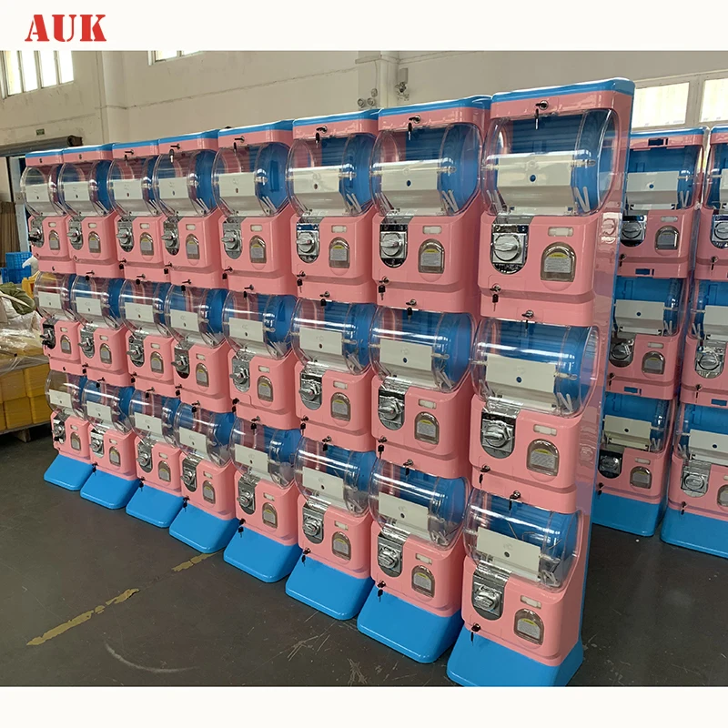 
AUK special capsule toy bouncy ball vending machine 