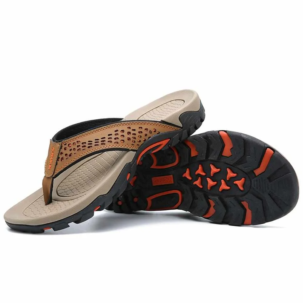 
New Fashion Outdoor Summer Sandals Men Slipper Sport Leather Sandals For Men 