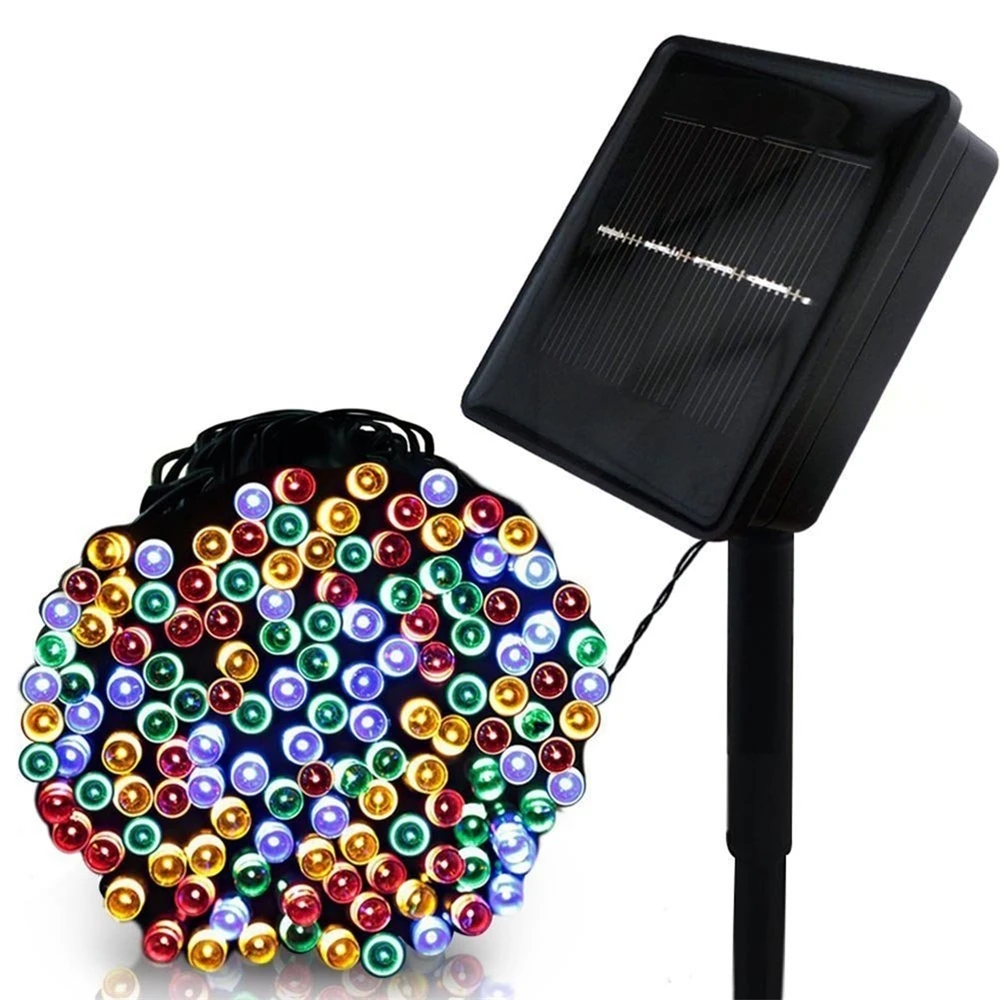 
Outdoor LED Christmas City Street Decoration LED Solar Fairy Window Curtain String Light 