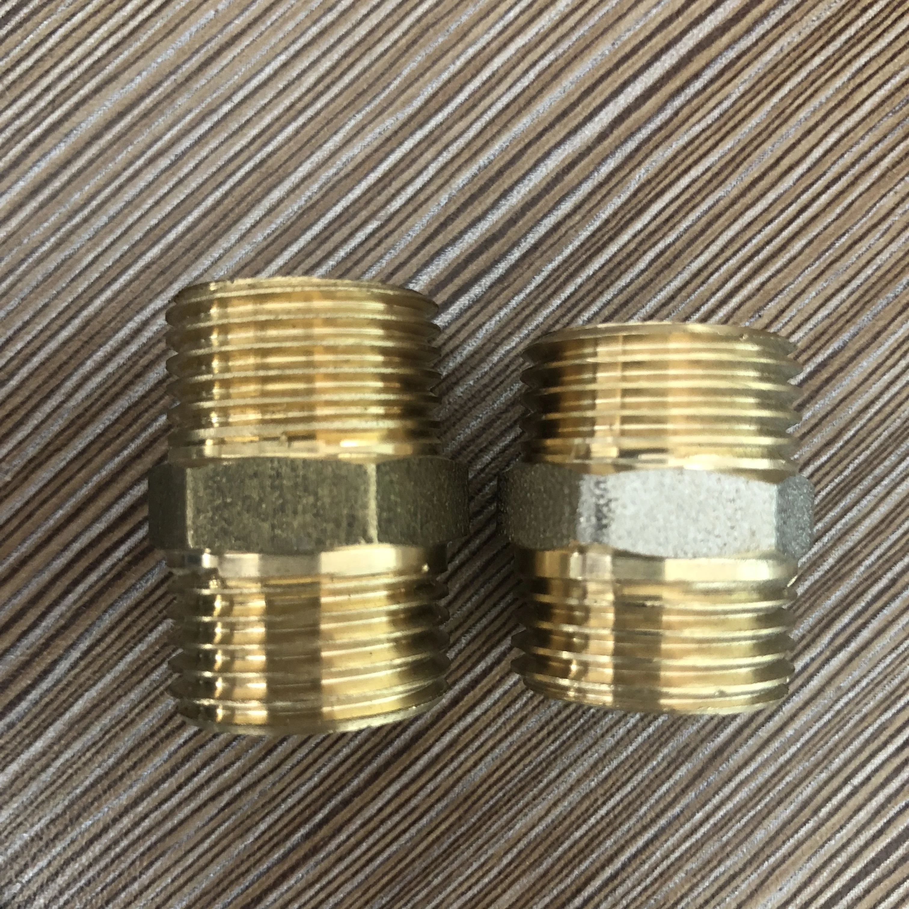 Brass Fitting with Male and Female Threads Nipple Elbow Tee Coupling Cross Bushing Socket Plug Cap