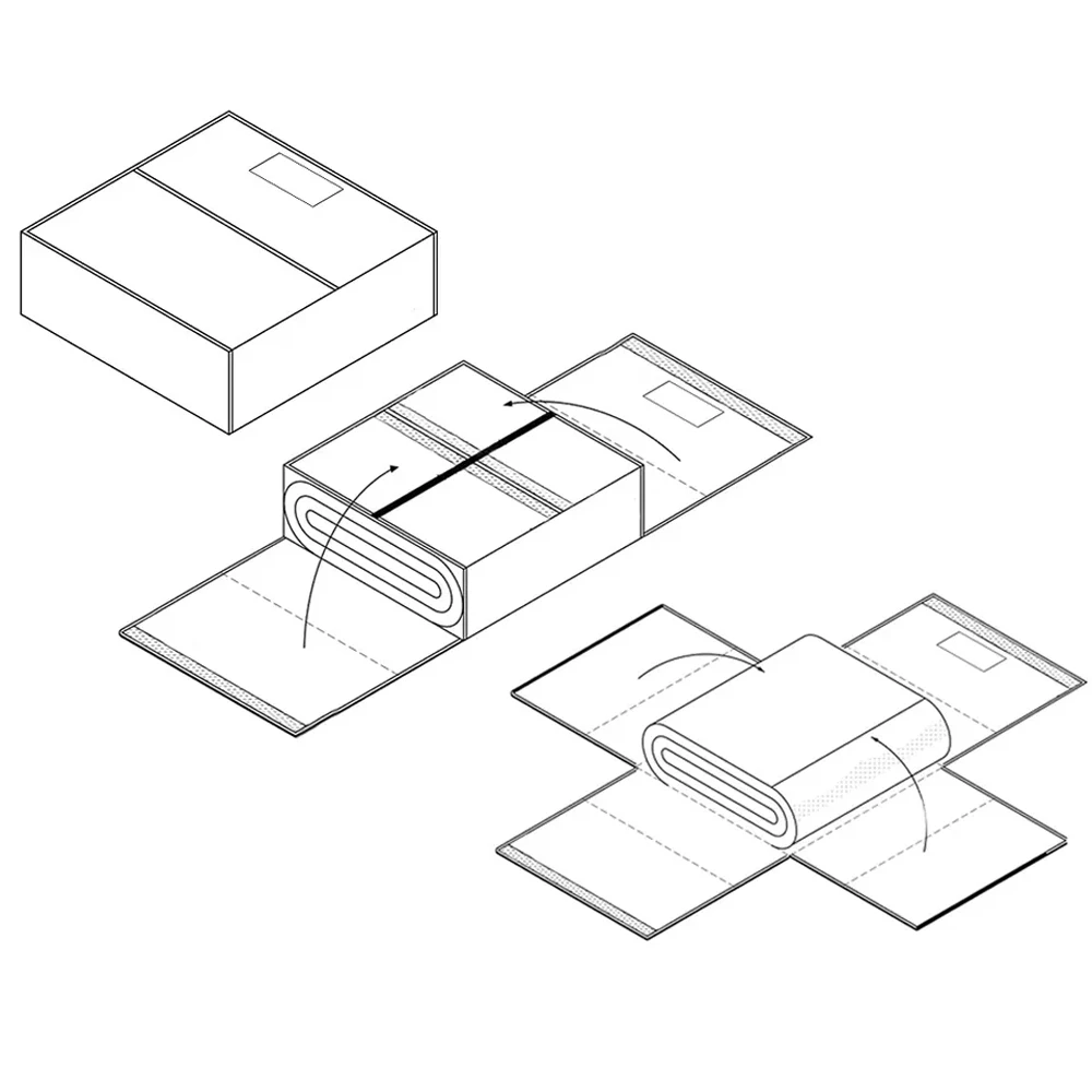 Storage Bins For Bed Sheets Duvet Covers Organizer Box Pillowcases Collapsible Zipper Foldable Bedding Organizer