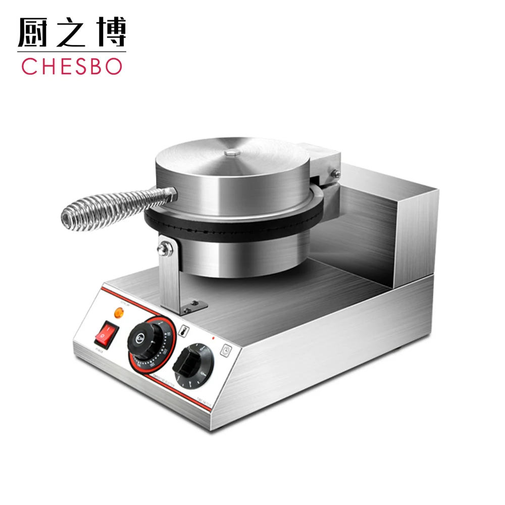 Chinese Factory Prices Commercial Home Use Nonstick Surface Electric Ice Cream Cone Maker Machine Waffle Maker