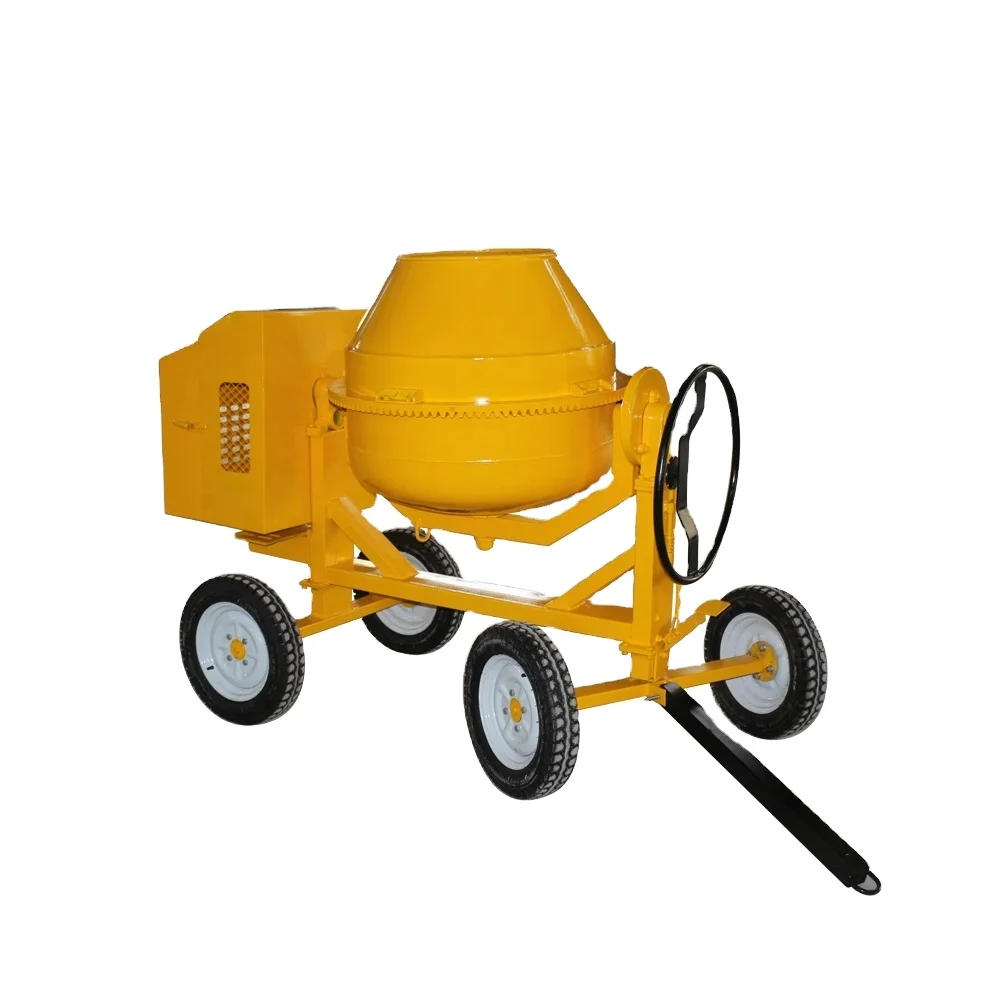 Good quality and easy to use CM350-4C Tilting drum concrete mixer for sale