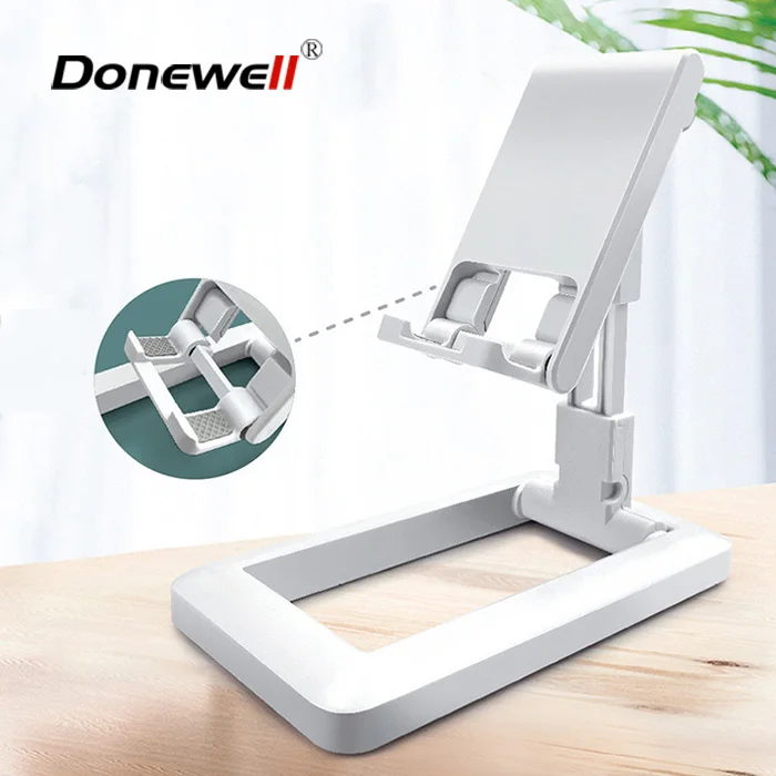 2022 hot sell folding portable thick mobile phone stand holders  adjustable angle and height cell phone stand